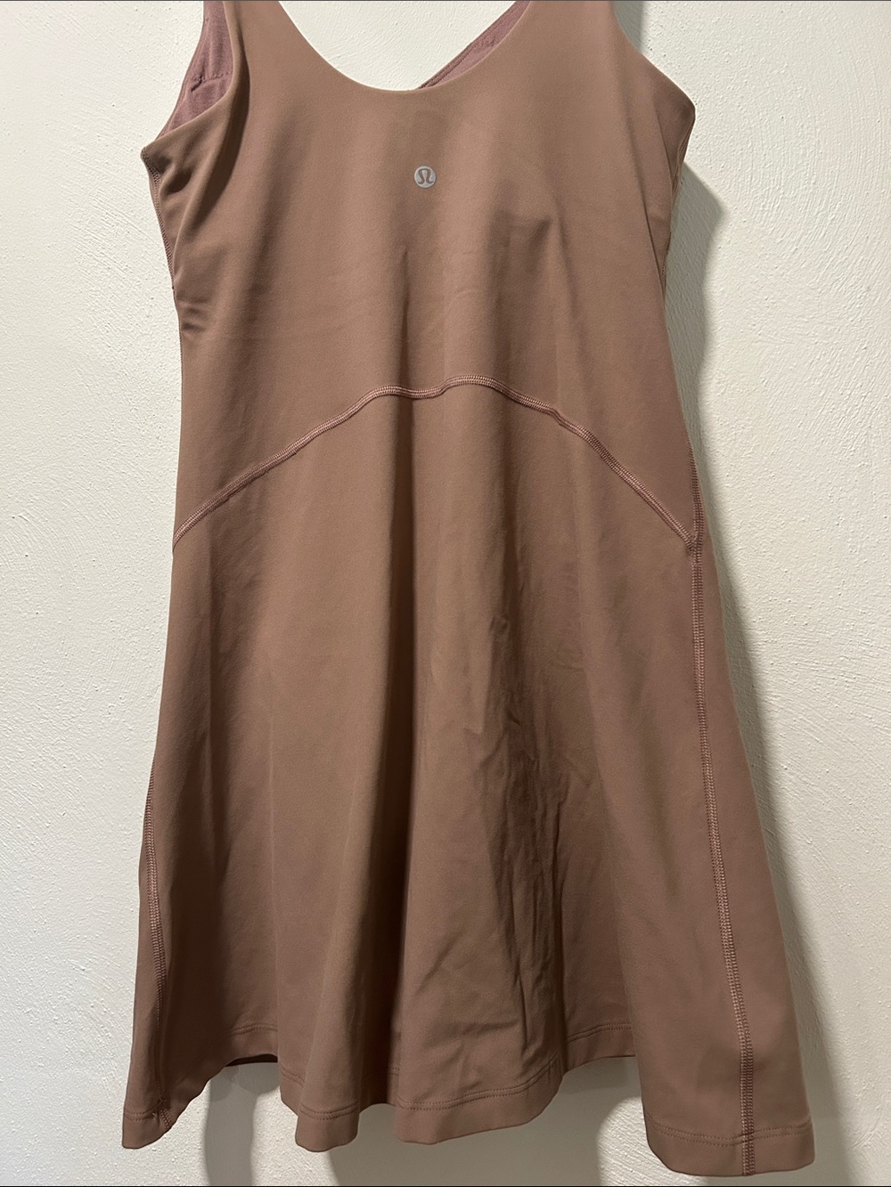 Lululemon Twilight Rose Align Sleeveless Mini Dress with Shorts Size 8 - Picture 7 of 7